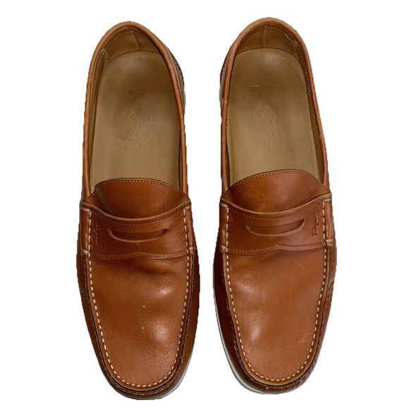 Salvatore Ferragamo Penny Loafers Leather Brown Men’s 10D Normcore Shoes Italy main image 5